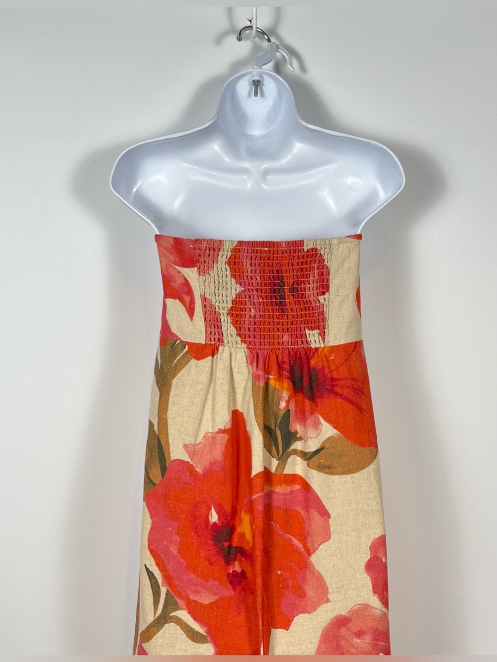Anthropologie The Aliza Strapless Linen Maxi Dress Size‎ Medium - Picture 4 of 7